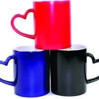 heart handle magic mug